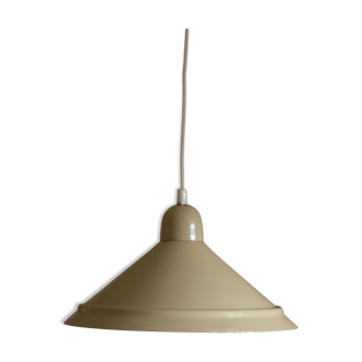 Suspension industriel en métal beige