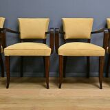 Set of 4 Bridge Armchairs, Art Deco – 1940