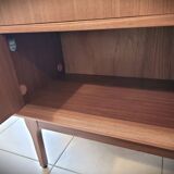 Scandinavian design sideboard in vintage teak
