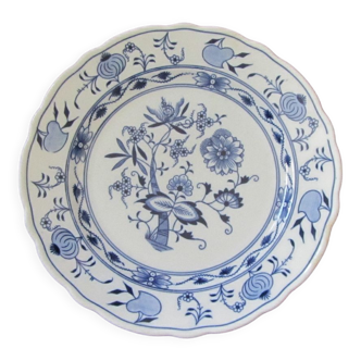 Assiette creuse meissen porcelaine oignon bleu