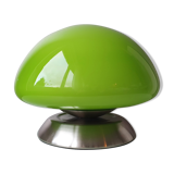 Green mushroom bedside lamp with touch control