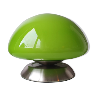 Green mushroom bedside lamp with touch control