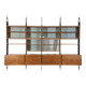 Unité murale modulaire vintage par Jitona, années 1960, ensemble de 4