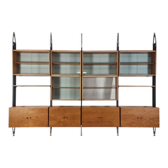 Vintage Modular Wall Unit by Jitona, 1960s, Set of 4