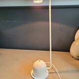 Vintage articulated desk lamp in white lacquer