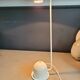 Lampe de bureau vintage articulée laquée blanc