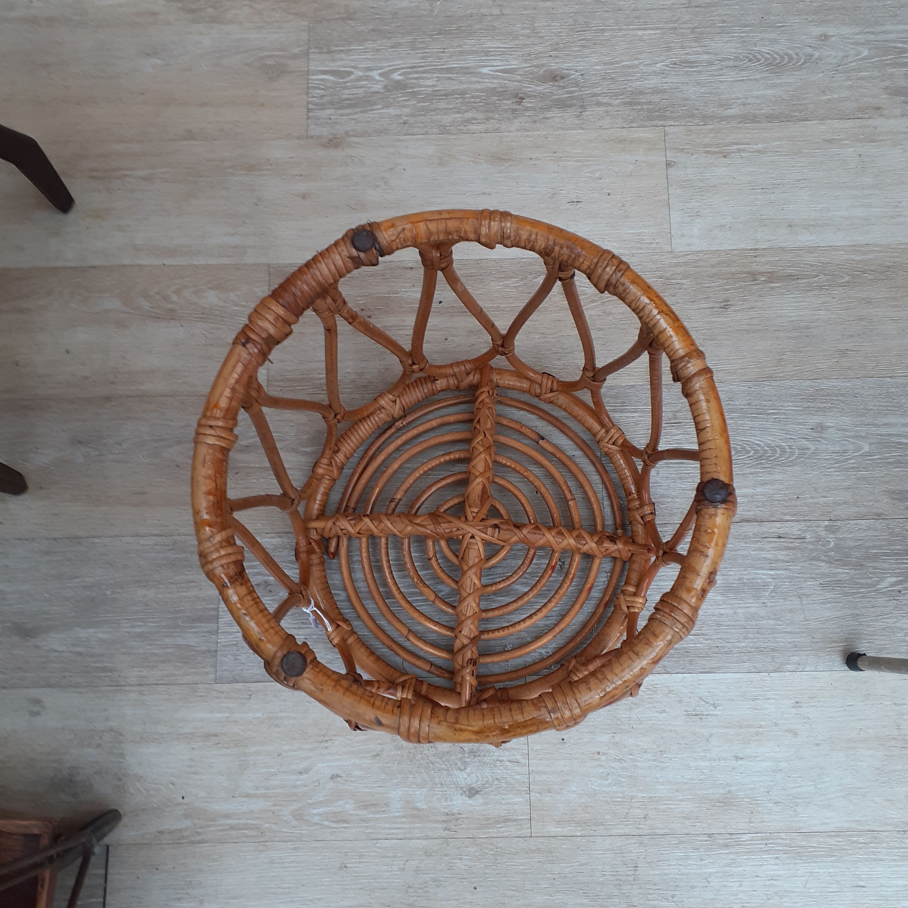 Rattan stool