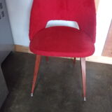red moumoutte fabric chair 1960