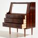 Bureau en palissandre restauré par arne wahl iversen pour vinde møbelfabrik