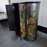 Japanese bar furniture painted and lacquered