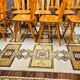 Lot de 12 chaises bistrot vintage
