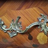 Louis XV style marquette chest of drawers