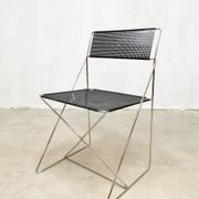 Chaises de salle à manger empilables vintage
