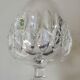 Lot 6 x High quality cut crystal Cognac glasses. Gorham/Althéa model. Double-row scale design
