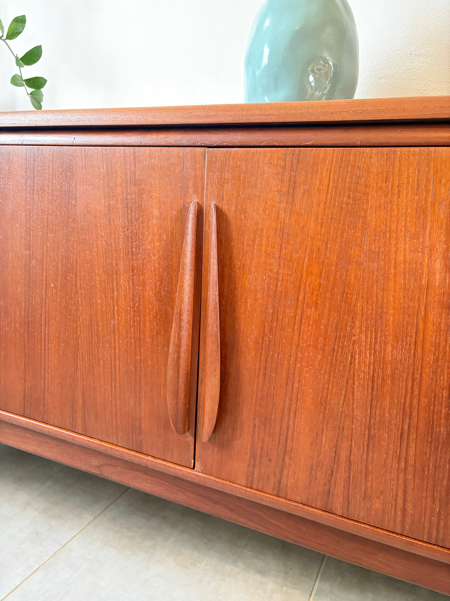 Vintage teak enfilade from the 1960s.