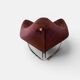 Fauteuil triangulaire "Chili" par Paul Falkenberg – Alcantara Chocolat
