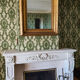 Mirror framing Napoleon III gilding gold leaf