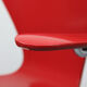 Chaise modèle 3217 Red Swivel par Arne Jacobsen pour Fritz Hansen