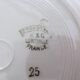 4 vintage dessert plates from K&G Luneville, Chantal model