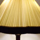 1950's floor lamp in mahogany and brass