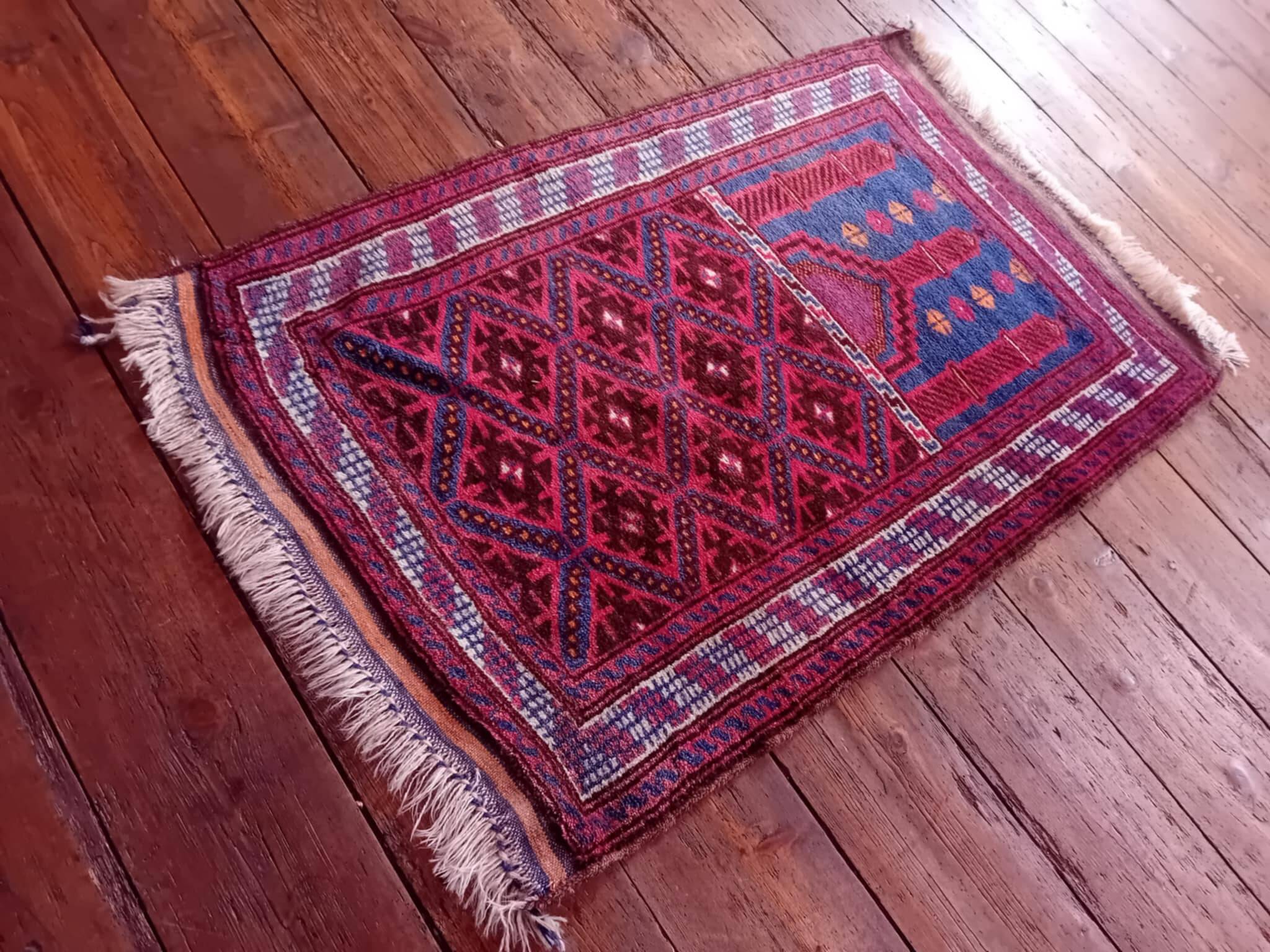 Handmade Afghan Beluch rug