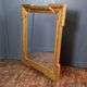 Antique French Napoleon III mirror with gold-coloured frame