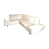 Full grain leather corner sofa