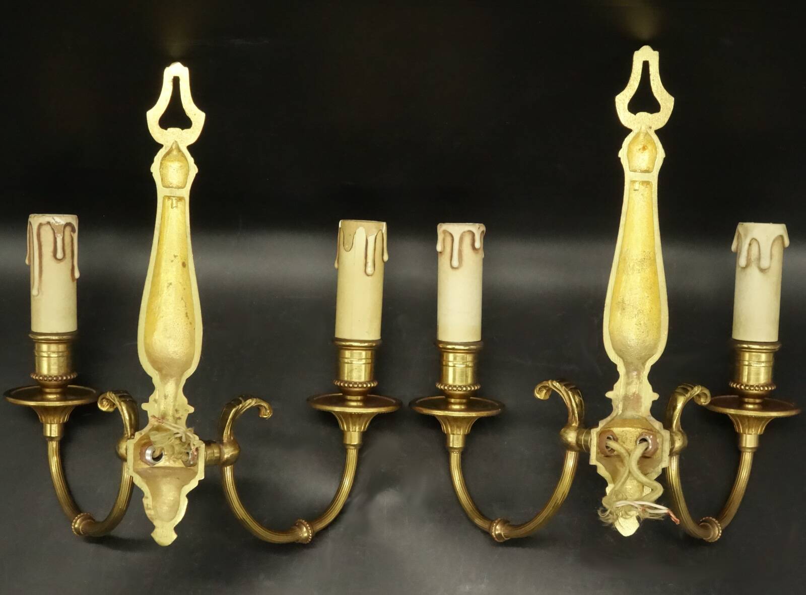 Pair of Louis XVI style wall lights
