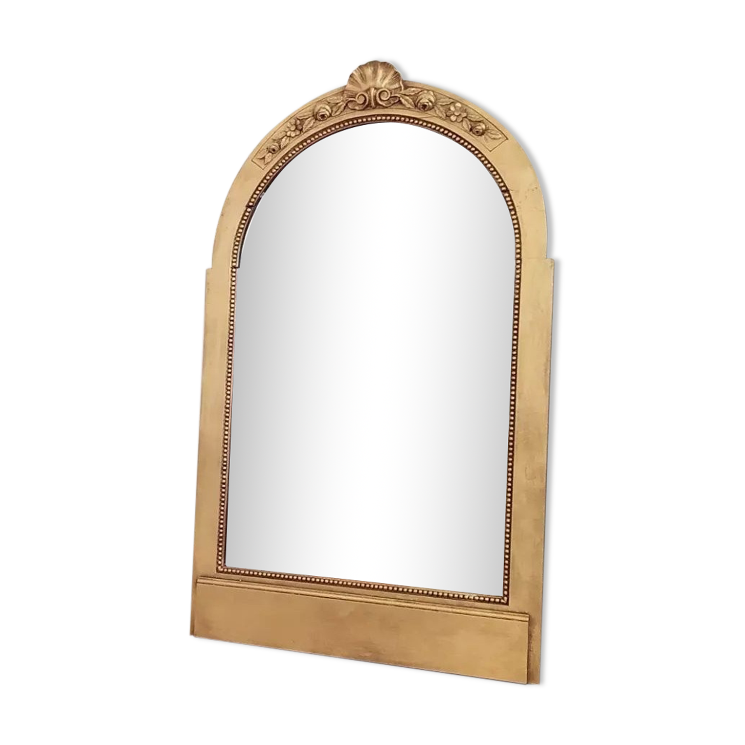 Gilded wood mirror