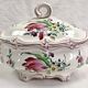 Luneville vegetable soup tureen, street lamp model
