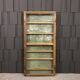 Ancienne vitrine de commerce en bois