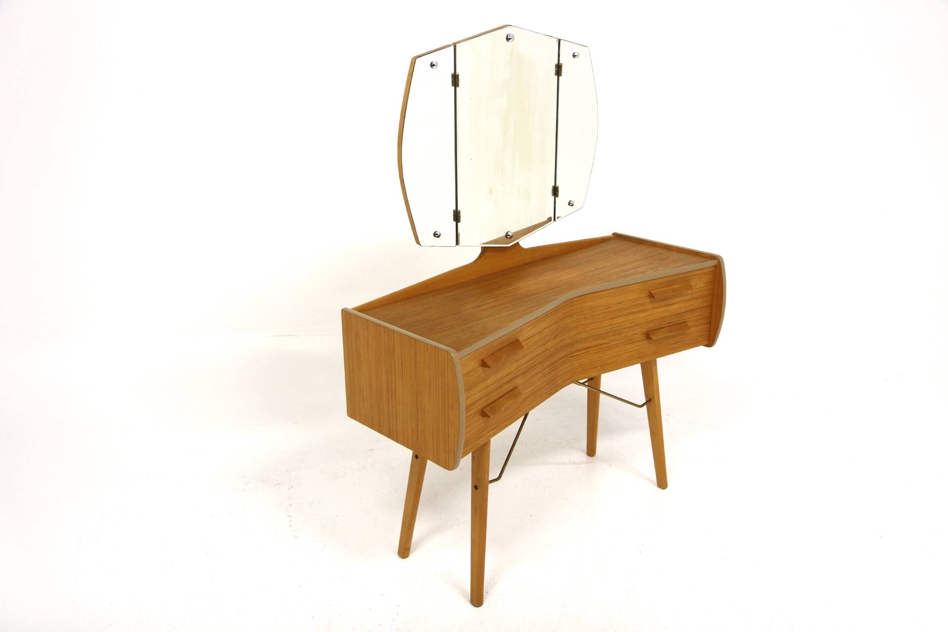 Scandinavian beech dressing table, Sweden, 1960