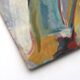 Tableau, abstract painting signed Dalous, 1989