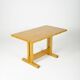 Solid pine table by Charlotte Perriand for Les Arcs, 1970s