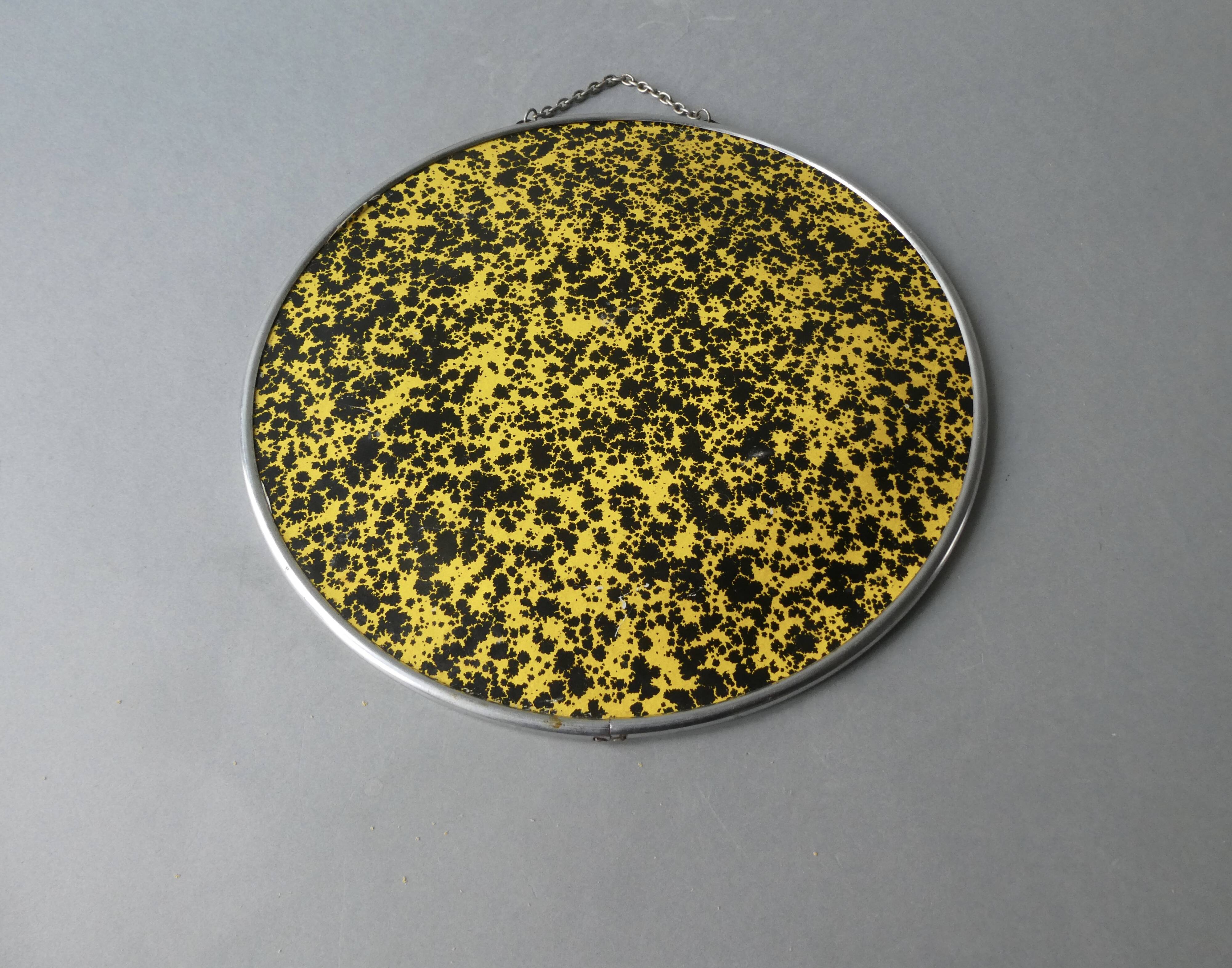 Round barber mirror, 50s, retro