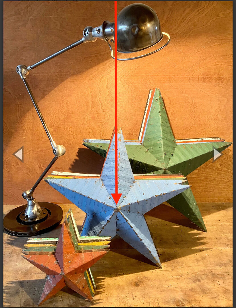 White amish star 56cm