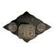 Patère bois et cuivre vintage