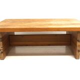 Table basse scandinave en pin, Suède, 1970