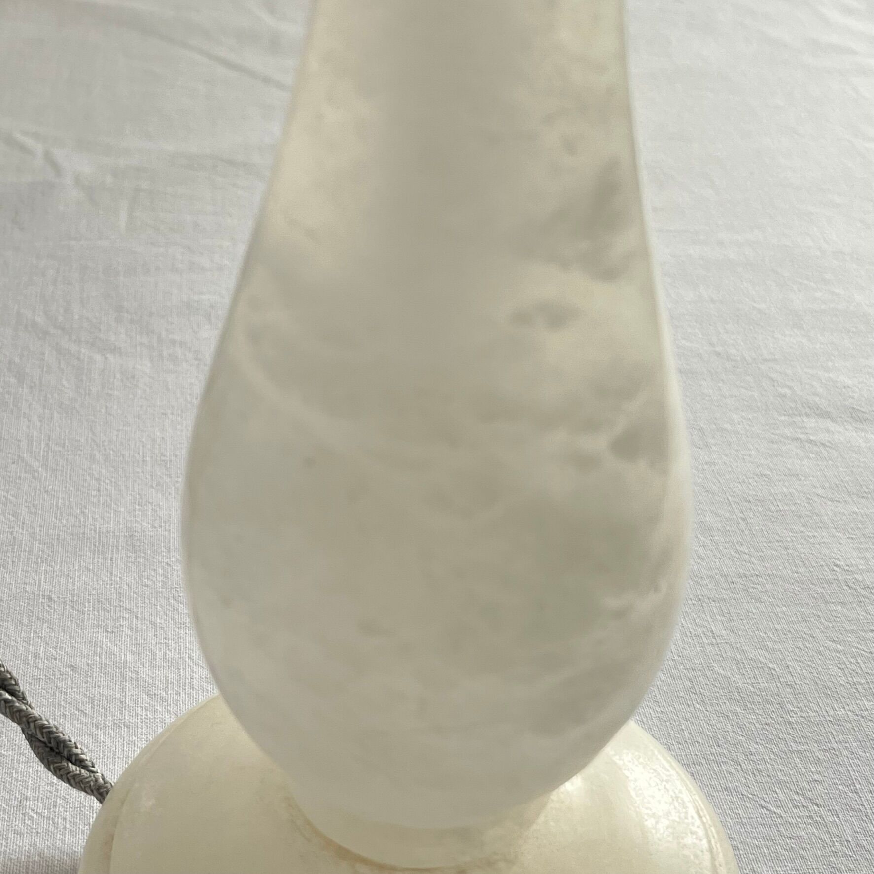 Alabaster bedside lamp