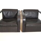 Ensemble de salon en cuir Otto Zapf Arcona pour collection d'art
