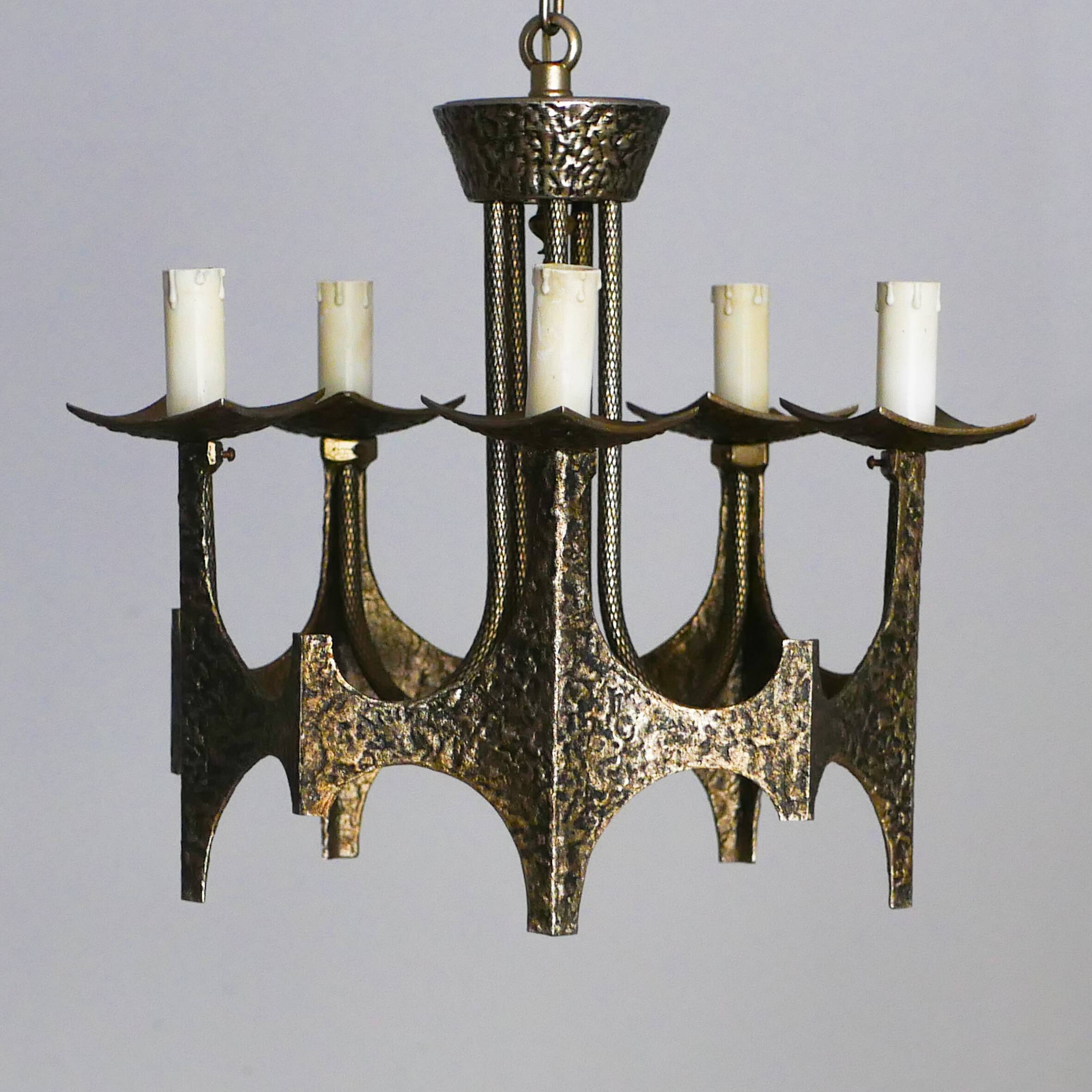 Plafonnier Brutalits de 1970 Production Italienne