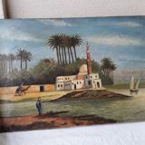Tableau orientaliste signé