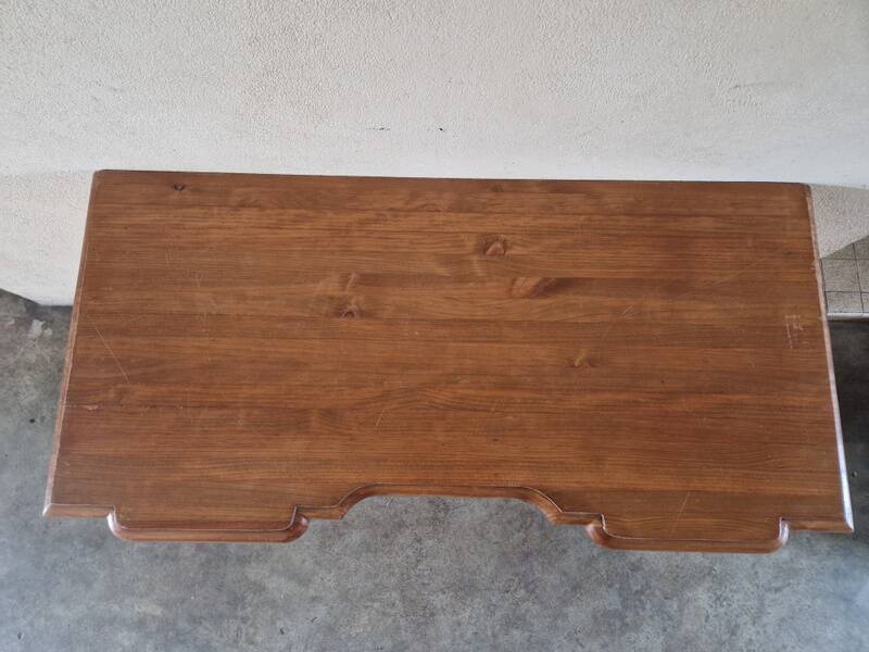 Double drop-leaf commode - Chippendale, Mahogany - Cherry wood