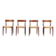 Ensemble de 4 chaises à repas en teck par Arne Hovmand-Olsen pour Mogens Kold