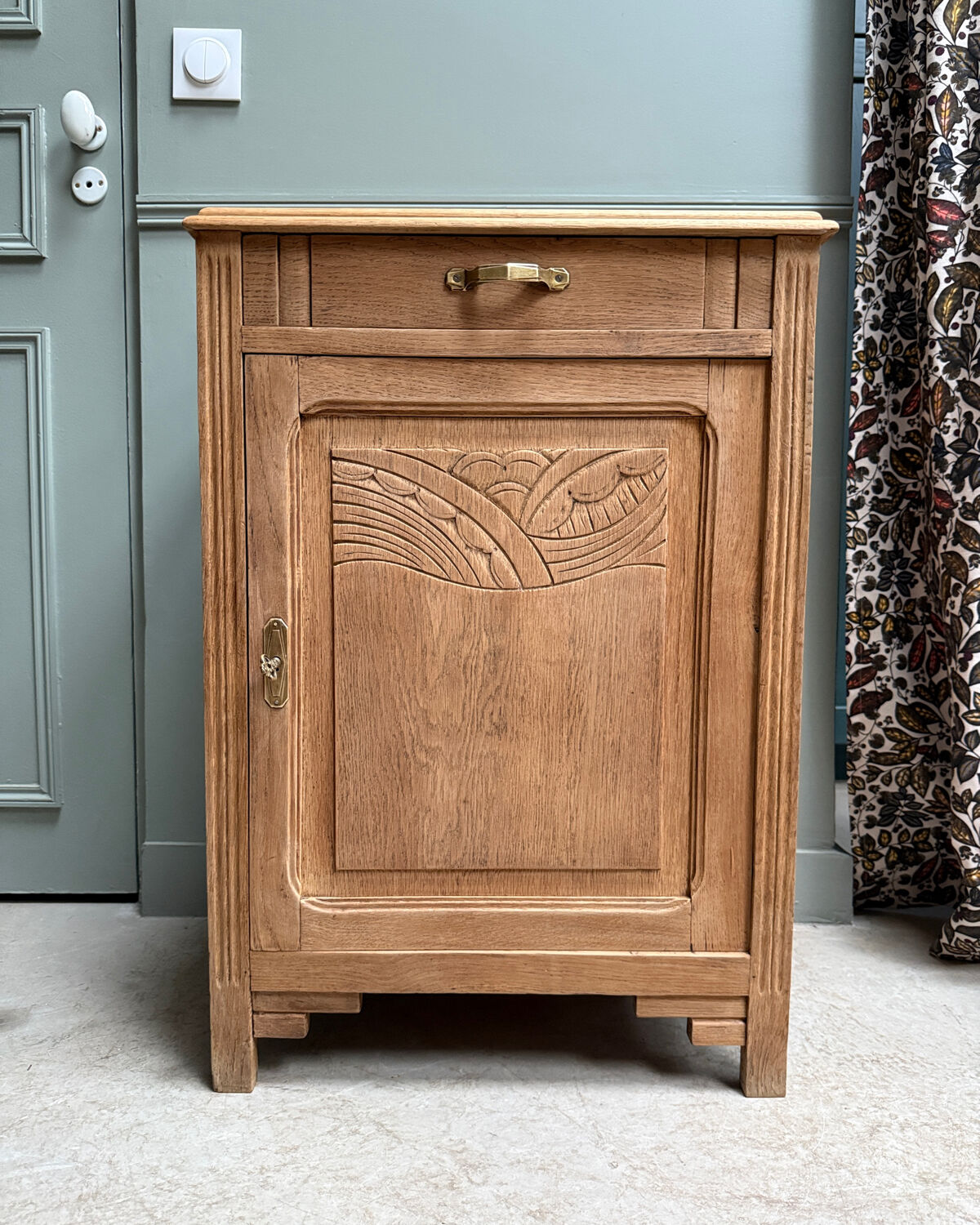 Art Deco oak confiturier (renovated)