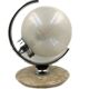 Murano glass spherical table lamp, Mazzega Italy 1970s