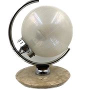 Murano glass spherical table lamp, Mazzega Italy 1970s