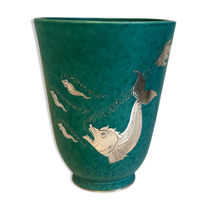 Vase Gustavsberg argenta wilhelm