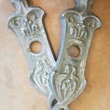 Cleanliness plate door lock