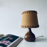 Vintage stoneware lamp